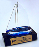 Acrylic Sailing Trophy